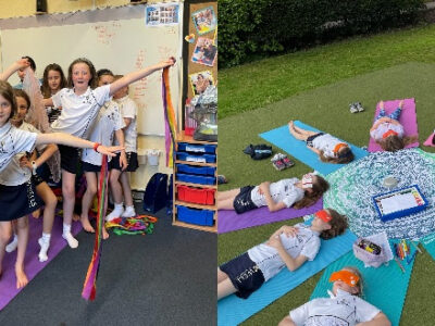 Prep Yoga WCS Wells Cathedral Independent School Somerset England