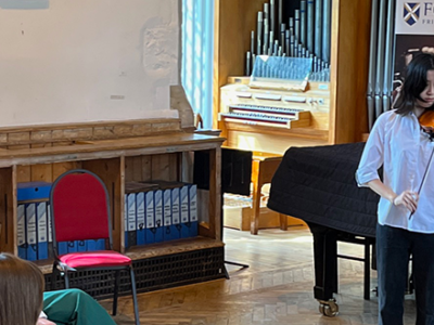 Rachel Podger masterclass WCS Wells Cathedral School Independent Prep Somerset England