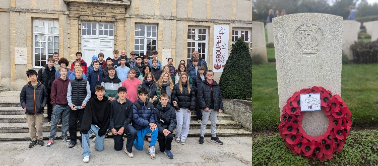 History trip to Normandy WCS Wells Cathedral School Independent Prep Somerset England