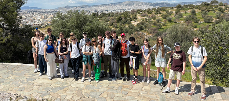 Anything but a Greek Tragedy: pupils explore Greece WCS Wells Cathedral School Independent Prep Somerset England